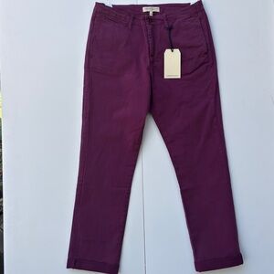 Current Elliot Women’s The Captain Pants, Plum Caspia 28 (SR) NWT